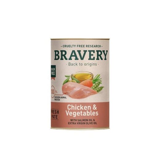 Bravery Pate Chicken & Vegetables Adult Dog 290g