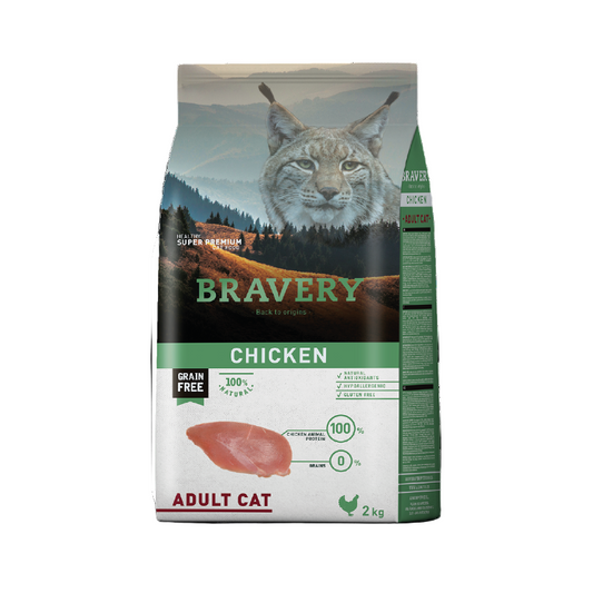 Bravery Adult Cat Chicken 2Kg