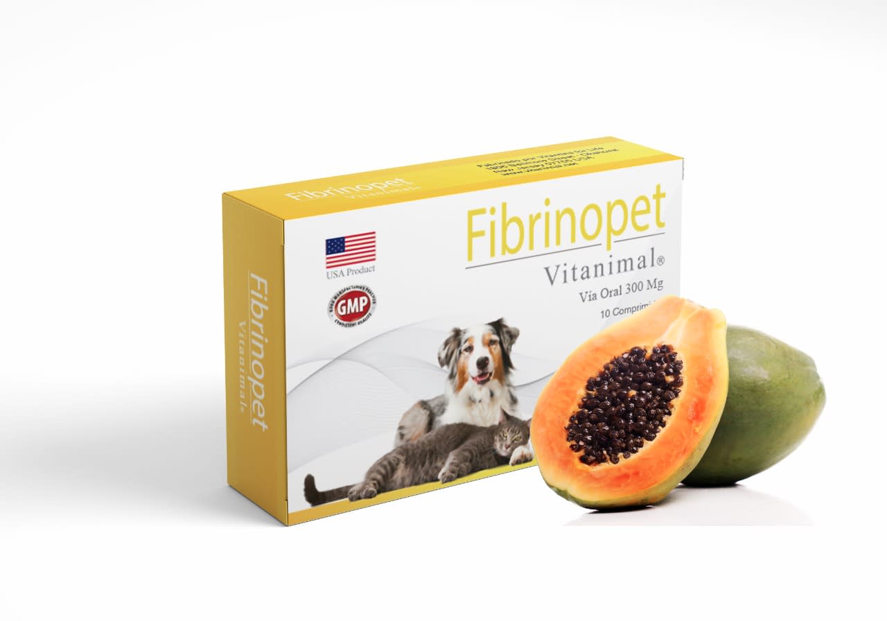 Fibrinopet Vitanimal Para Perros y Gatos 10 Comprimidos