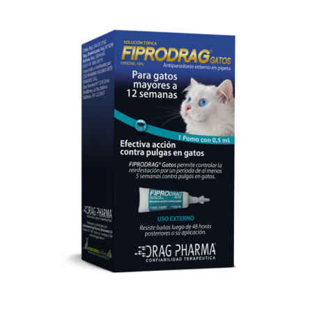 Fiprodrag Pipeta Contra Pulgas Para Gato 0.5Ml