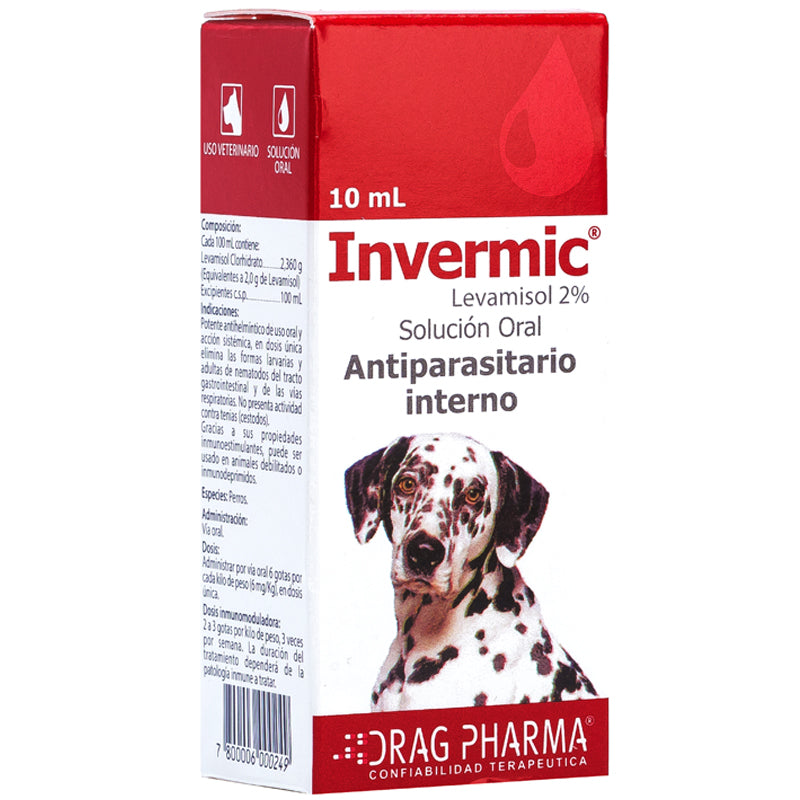 Invermic Antiparasitario Interno Canino 10Ml