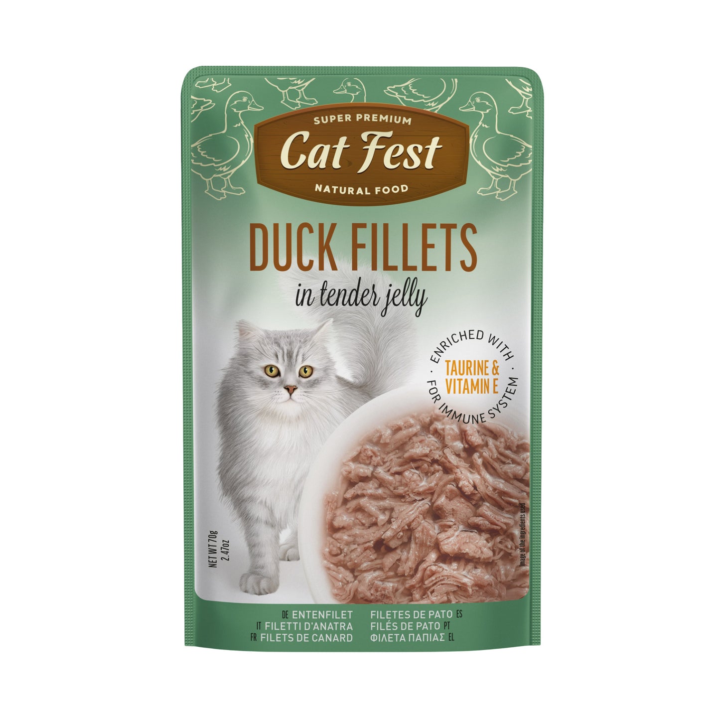 Cat Fest Filete Alimento Húmedo Para Gatos 70gr