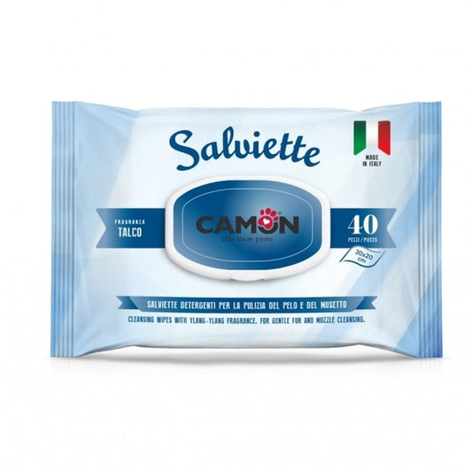 Camon Toallitas Humedas Fragancia Talco 40 Unidades