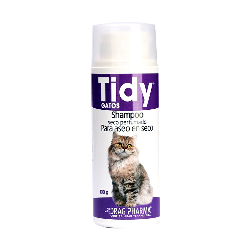 Tidy Gatos Shampoo Seco 100G