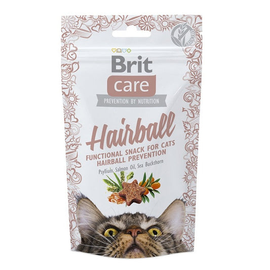 Brit Care Hairball Functional Snack Cat 50G