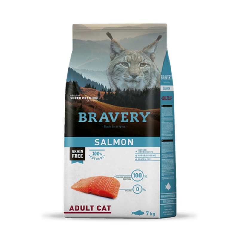 Bravery Adult Cat Salmon 7Kg
