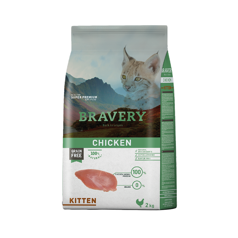 Bravery Kitten Chicken 2Kg
