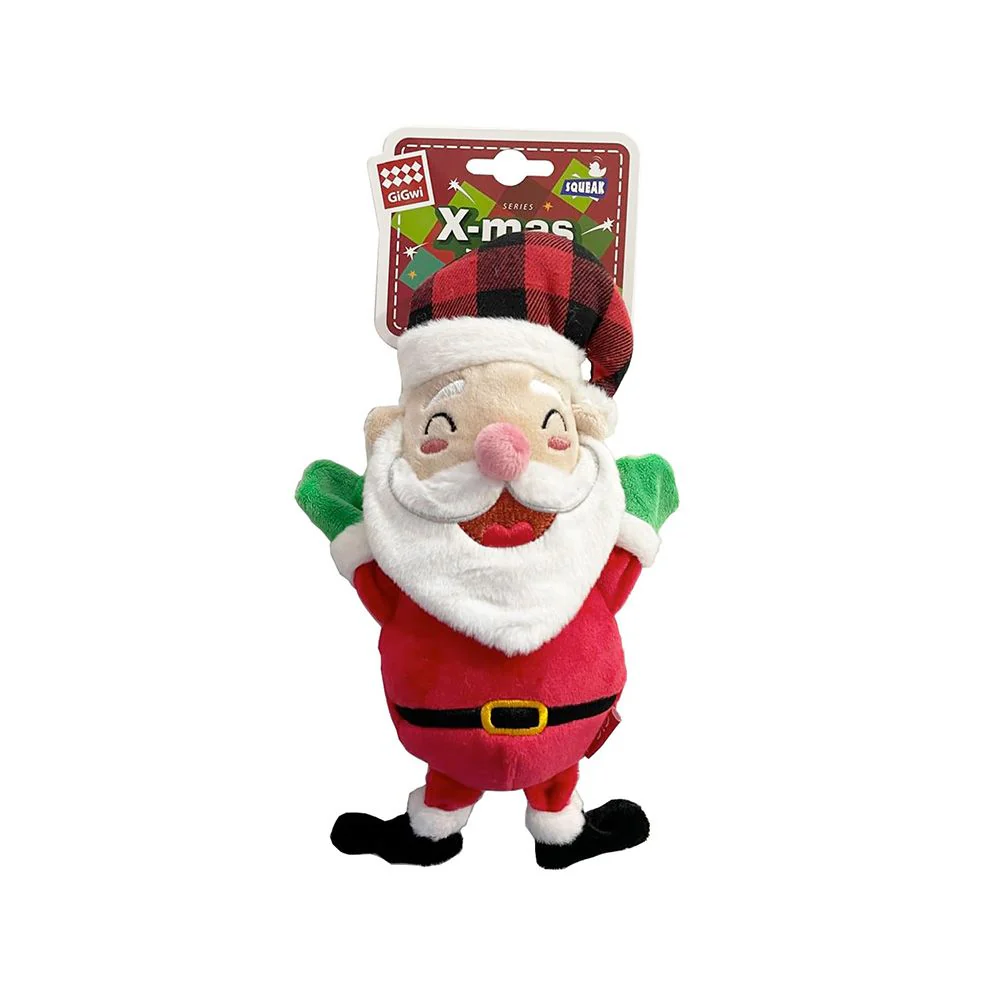 Gigwi Peluche Santa Claus Juguete Para Perro Talla S-M