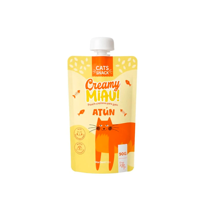 Cat Snacks Creamy Miau Atún 90gr