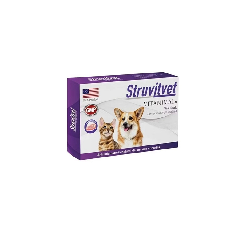 Struvitvet Vitanimal Para Perros y Gatos 10 Comp.