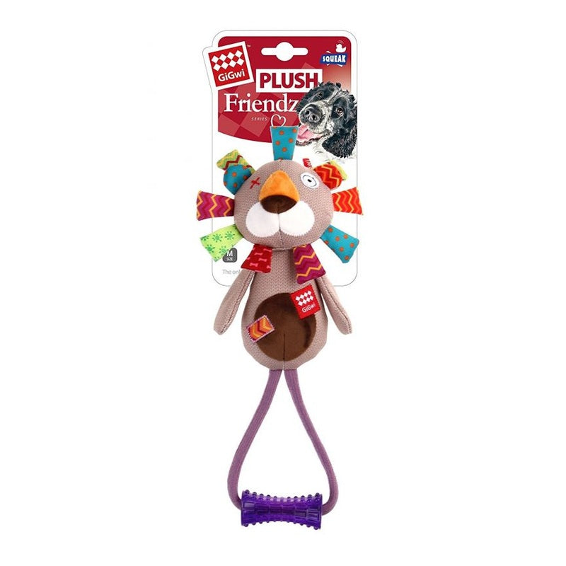 Gigwi Plush Friendz Lion  Peluche Para Perro M