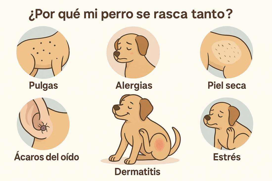 🐾 ¿Por qué mi perro se rasca tanto?