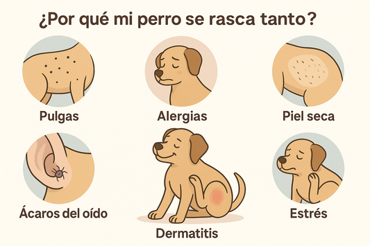🐾 ¿Por qué mi perro se rasca tanto?