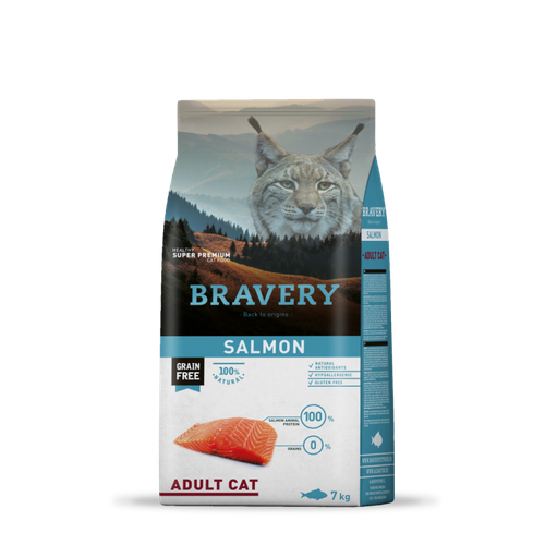 Bravery Adult Cat Salmon 7Kg