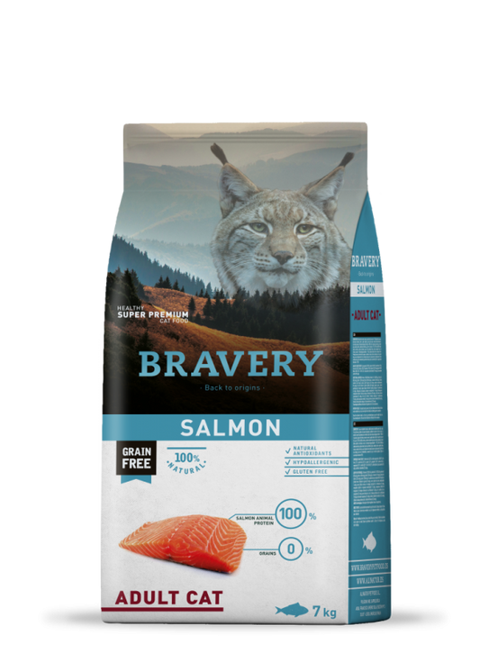 Bravery Adult Cat Salmon 7Kg