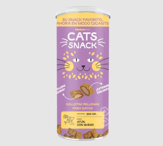 Marben Cats Snack Maxi Galletas Relleno De Atún Con Queso 200G