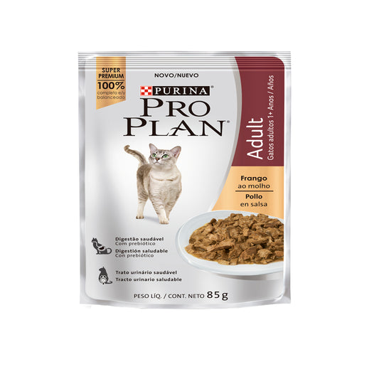 Pack 15 Unidades Pro Plan Adult Cat Pollo En Salsa Pouch 85G