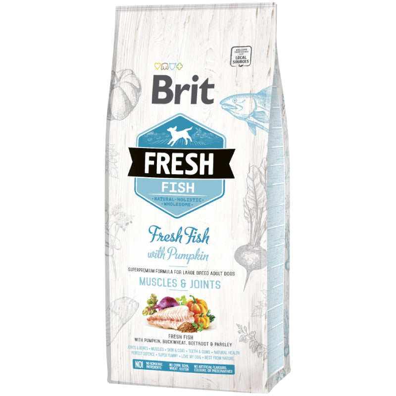 Brit Fresh Fish With Pumpkin Adult Large Breed