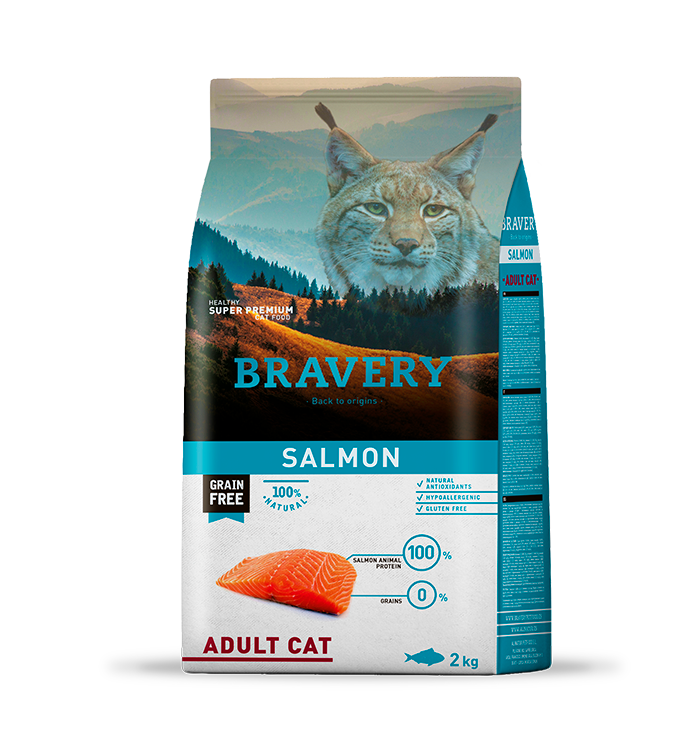 Bravery Adult Cat Salmon 2Kg