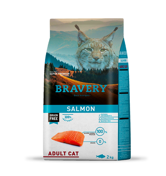 Bravery Adult Cat Salmon 2Kg
