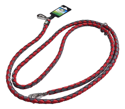 Mascan Correa Ramal Trenzado Color Rojo