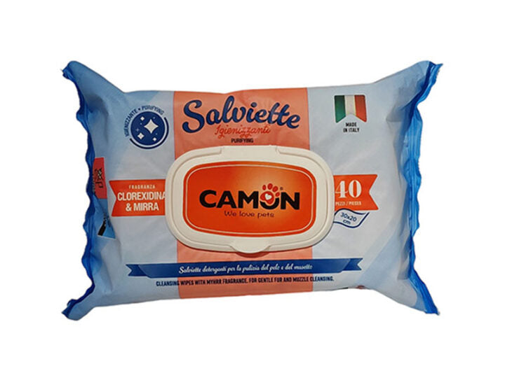 Camon Toallitas Clorhexidina & Mirra 40 Unidades