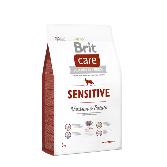 Brit Care Sensitive Venison Potato Dog 3Kg