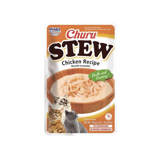 Pack 6 Unidades de Churu Stew Chicken Cat 40G