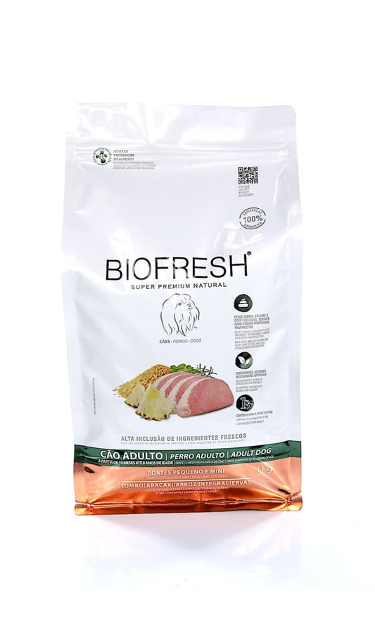 Biofresh Adult Raza Pequeña Monoproteico De Cerdo Y Piña 3Kg