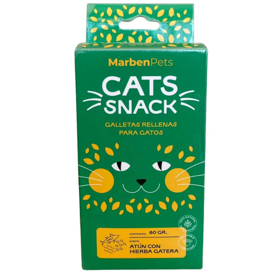 Marben Cats Snack Relleno De Atún Con Hierba Gatera 80G