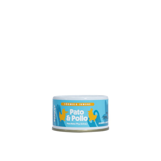 SuniSelecto Alimento Húmedo Formula Inmune Pato y Pollo Para Gato 79 Gr