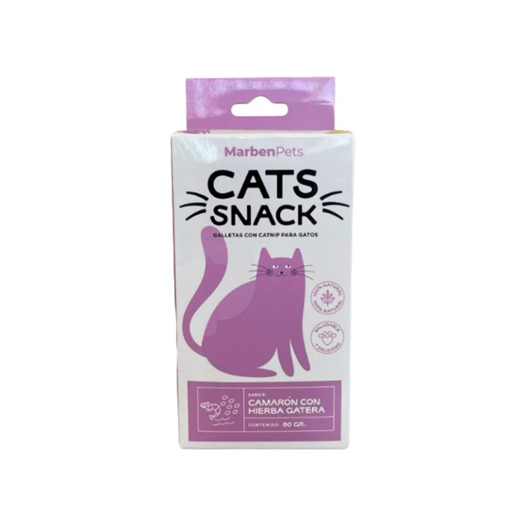 Marben Cats Snack De Camarón Con Hierba Gatera 80G
