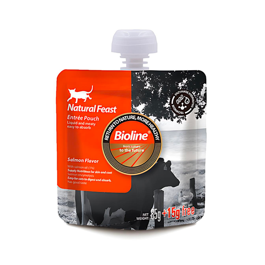 Bioline Entree Pouch Salmón Para Gatos 85g+15g Gratis