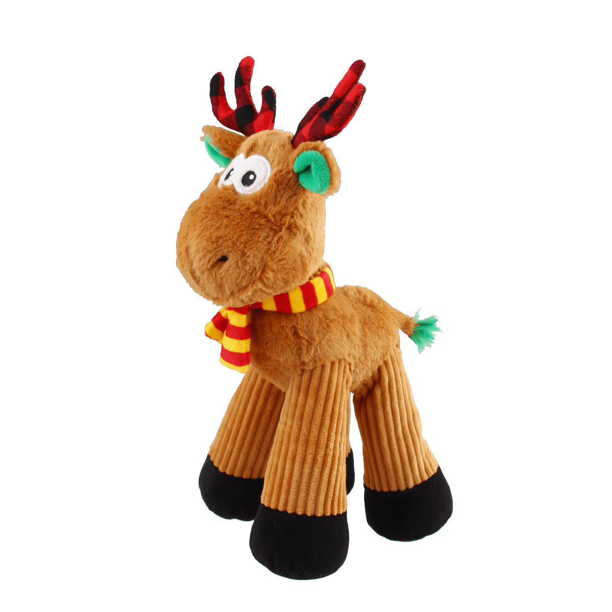 Gigwi Peluche Reno De Patas Largas Juguete Para Perro Talla M