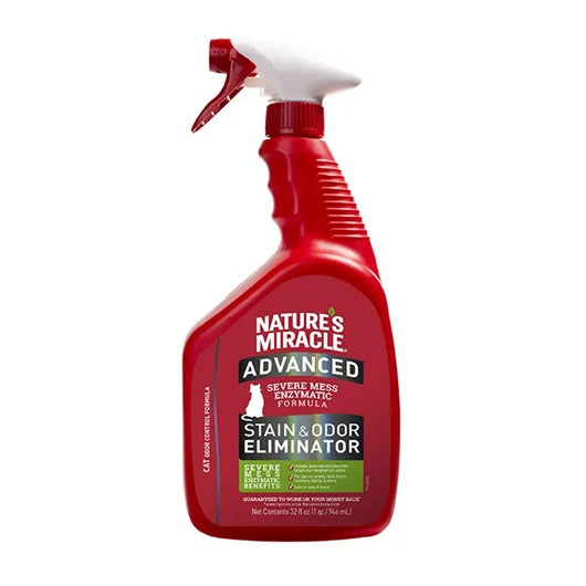 Natures Miracle Eliminador De Manchas Y Olores Para Gatos 946Ml