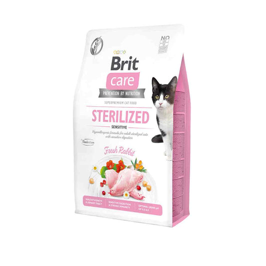 Brit Care Adult Cat Sterilized Sensitive - Sensible Conejo Fresco 7Kg Oferta Especial