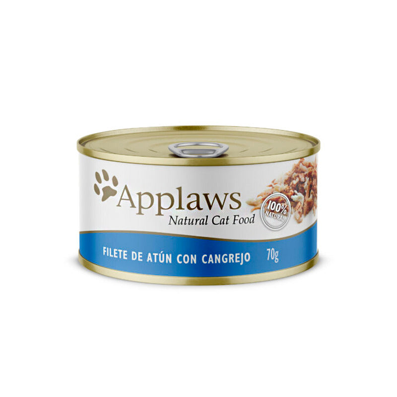 Applaws Enlatado Filete De Atún Con Cangrejo Para Gatos 70gr