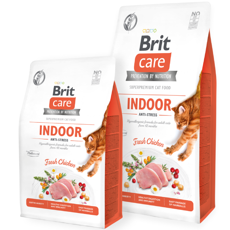 Brit Care Indoor Anti-Stress Adult Cat - Pollo Fresco