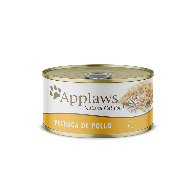 Applaws Enlatado Pechuga De Pollo Con Caldo Para Gatos 70gr