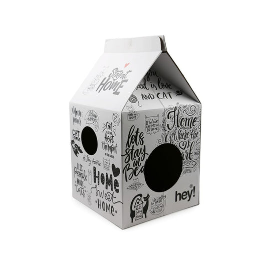Hey! Rascador Maxi Caja De Leche Para Gatos