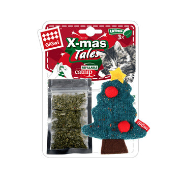 Gigwi Árbol de Navidad Con Catnip Juguete Para Gatos