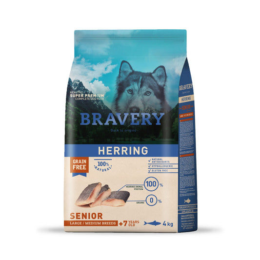 Bravery Adult Dog Senior Large/Medium Herring