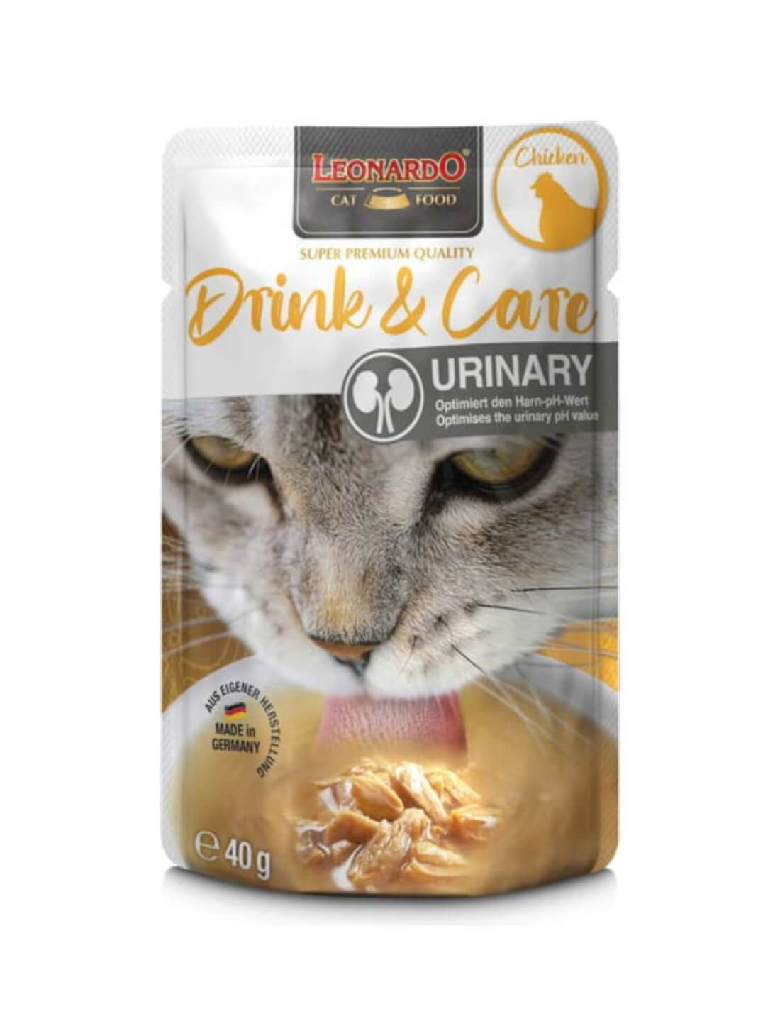 Leonardo Drink & Care Urinary Sopa Pollo 40G