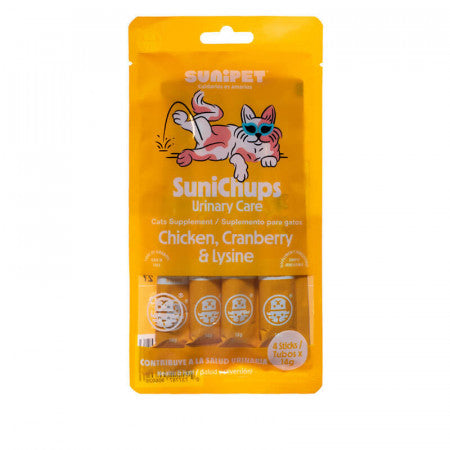 SuniChups Cuidado Urinario Snack Cremoso Para Gatos 56gr