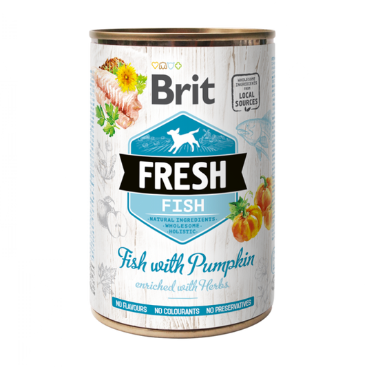 Brit Pate Fresh Fish - Pescado Con Calabaza 400G