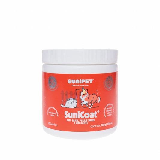 SuniCoat - Suplemento piel y pelaje de perros y gatos 140 GR