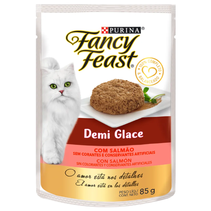 Fancy Pouch Demi Glace Salmón 85Gr