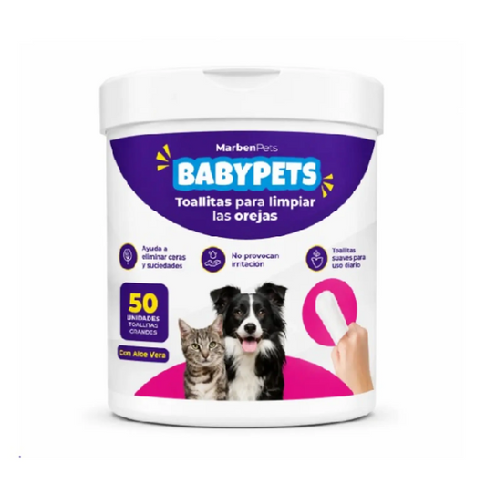 Baby Pets Toallitas para Oidos 50unidades