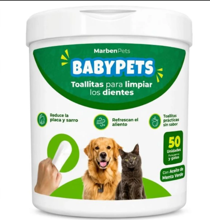 Baby Pets Toallitas para Dientes 50unidades