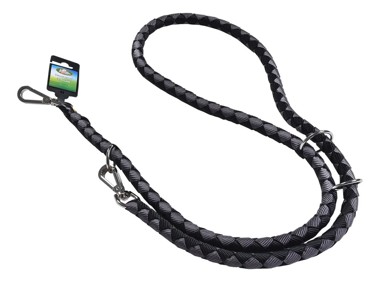 Mascan Correa Ramal Trenzado Color Negro